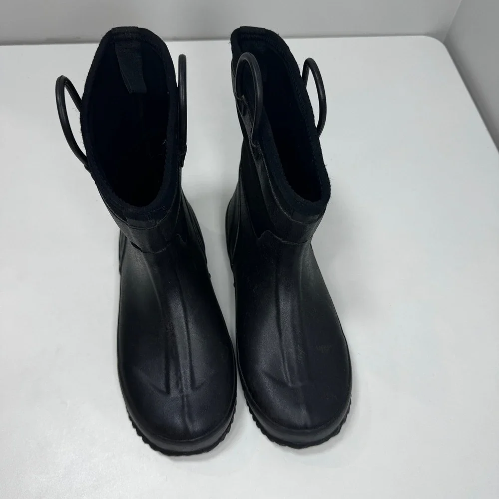 Western Chief Boys 4 Black Neoprene Waterproof Winter Boots Cold Rated -20°F